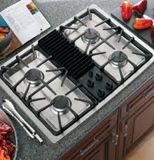 gas cooktops with downdraft ventilation