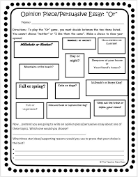 Opinion Piece Persuasive Writing Common Core Persuasive Writing Teaching Writing Writing Lessons
