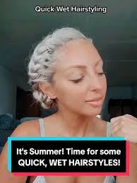Effortless Summer Wet Hairstyle Tutorial