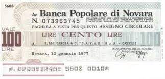 1 gennaio 2017 risoluzione piena. Banknoten De Banca Popolare Di Novara 100 Lire 06m 26 Unc Banknoten
