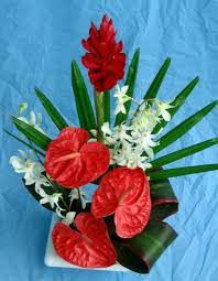 With Our Aloha Hawaiian Flowers Leis Baskets Small Flower Arrangements Flowers Japanese Flowers