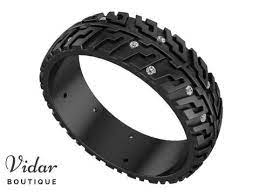 Unique Men S Wedding Ring For Car And Racing Lovers Car Tire Mens Wedding Rings Diamond Wedding Bands Mens Wedding Bands