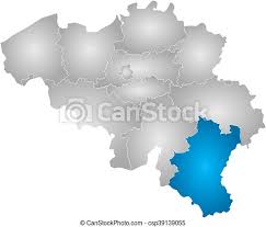 Cartes belgique, france, pays, regions et monde. Carte Luxembourg Belgique Carte Gradient Provinces Luxembourg Highlighted Radial Belgique Rempli Canstock