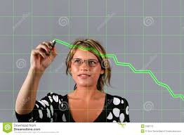 Businesswoman Anc Chart Stock Image Image Of Concept 2590179