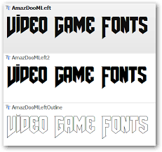 Desktop Fun Video Game Fonts