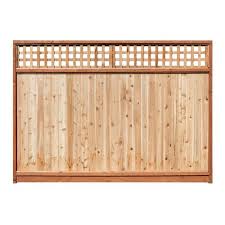 Lowes Privacy Fence Privacy Fence Panels Fence With Lattice Top Fence Panels