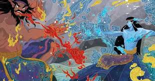 Now modern people just basically don't use fire, it's it ?|it's the god of fire in chinese culture, like hephaestus or vulcan in western culture. ç¥èžå'Œå…±å·¥æ˜¯ä»€ä¹ˆå…³ç³» ä¸Šå¤æ—¶ä»£ æ•…å®«åŽ†å²ç½'www Gugong Net