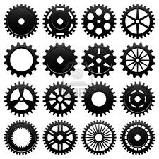Black And White Wheels Clipart Machine Gear Wheel Cogwheel Vector Gear Wheels Gear Tattoo Gear Template