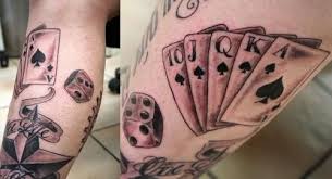 Cartas De Poker Y Dados Tattoos And Tattoo Designs Tatuajes Poker Cartas