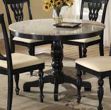 Dining Room Exciting Dining Room Design Using Granite Top Black Wood Round Pedestal Dining Granite Dining Table Granite Kitchen Table Marble Top Dining Table