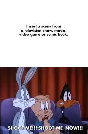 Bugs Porky And Daffy Reaction Meme Template By Grishamanimation1 On Deviantart