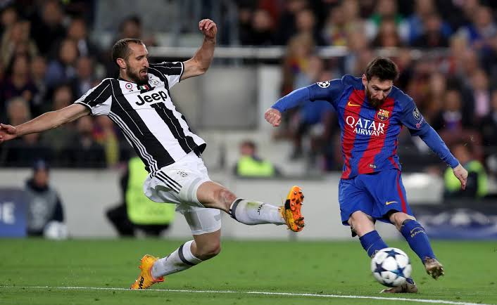 Resultado de imagen de giorgio chiellini y messi