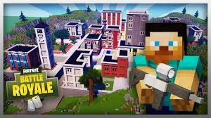 Try the latest version of fortnite 2021 for android. Fortnite Tilted Towers In Minecraft Download Map Youtube