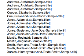 Reference lists show detailed information about each source that has been cited in the entries are in alphabetical order according to the first author listed. How To Alphabetize Bibliography On Page Apple Community