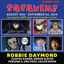 Robbie Daymond will be appearing at SacAnime Summer.⠀ ⠀ In the Anime world  @robbiedangerous might be most well known as Tuxedo Mask in #SailorMoon &  Sailor Moon Crystal. He's also played fan-favorite