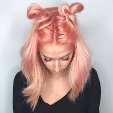 Peach hair colors might not look natural, but here we present cool ways of wearing peach hair, as well as tips for dyeing your hair peach! Pin On Colorful Hair