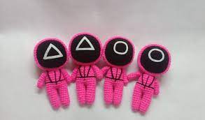 Squid Game Crochet Amigurumi En 2021 Amigurumi Tejidos