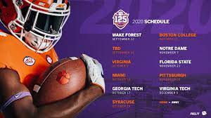 Aug 28, 2021 · full schedule for the 2021 season including full list of matchups, dates and time, tv and ticket information. Updated 2020 Football Schedule Announced Clemson Tigers Official Athletics Site