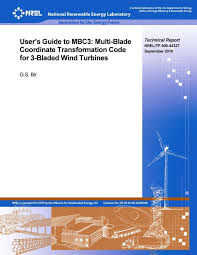 Ark scorched earth how to make the generator turn itself on when wind turbine stops working. User S Guide To Mbc3 Multi Blade Coordinate Transformation Code For 3 Bladed Wind Turbine Unt Digital Library