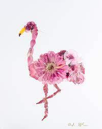 Floral Flamingo By Ayla Graham Artfully Walls