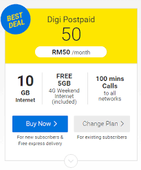 Any balance exceeding rm100 will not be refunded to postpaid account holder and shall be forfeited upon successful conversion to a postpaid account. Digi Postpaid Upgraded Get 10gb Data Unlimited Calls For Just Rm50 Zing Gadget