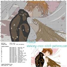 Kyo And Tohru Fruits Basket Cross Stitch Pattern Free Cross Stitch Patterns Simple Unique Alphabets Cross Stitch Patterns Cross Stitch Geeky Cross Stitch