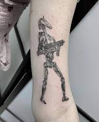 my star wars battle droid tattoo | Star wars tattoo sleeve, Star wars tattoo,  Sleeve tattoos