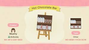 Acnh Hot Cocoa Bar Coco Animal Crossing Animal Crossing Animal Crossing Qr