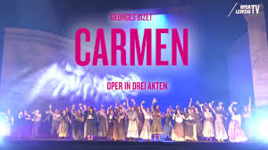 kaʁ.mɛn) is an opera in four acts by french composer georges bizet. Trailer Carmen Oper Leipzig Youtube