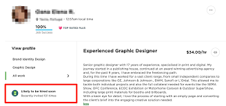 And persuasive nature is one of the most important skills for a job like graphic designing. Create A Professional Overview For Upwork In An Hour With Template Script