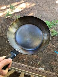 Carbon steel pans are perfect for searing food and you can use them with both ovens and induction it's just that you need to season them regularly. Neven Mrgan On Twitter I Uh Think I Have A New Hobby Cleaning Up Cookware In Rental Cabins This Carbon Steel Pan Was All Rusty And Gross When We Checked In Bunched