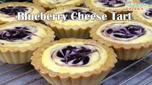 Kemudian tuang adunan cheese atas buat pattern dengan melorek menggunakan toothpick. Blueberry Cheese Tart Mykitchen101en Youtube