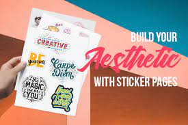 Welcome to greeting, stickers, planner, card, home decor, wall art aesthetic collection. Build Your Aesthetic With Sticker Pages Stickeryou