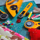 Quilt-as-you-go Zipper Pouch event in Manassas, VA
