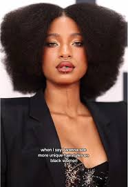 Willow you will always be iconic and this Grammys look? Perfect natural  hair style