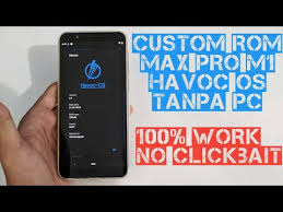 Cara Custom Rom Havoc Os Pie Asus Zenfone Max Pro M1 Tanpa Pc Laptop Youtube