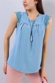 29 95 Tl Su Yesili Dantelli Omuz Bayan Bluz 16183b Modamizbir Bluz Omuz Bluz Modelleri