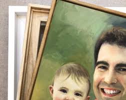 Marco flotante redondo para manualidades.