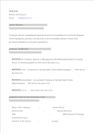 Using stylish and complex fonts will not work as assets as it. Kostenloses Mba Fresher Resume Sample