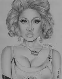 Art Drawing Nicki Minaj Image 405238 On Favimcom Picture Singer Art Nicki Minaj Drawing Pictures To Draw