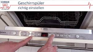 Spulmaschine Einstellen Von Der Wasserharte Uber Den Klarspuler Bis Zur Extratrocknung Bsh Youtube