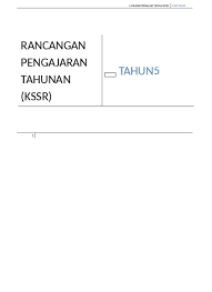 2018 rpt kssr semakan kesenian muzik tahun 1 skspfull description. Rpt Sains Tahun 5 Sumber Pendidikan Rpt Sn Thn 5 2015