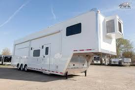 Gooseneck car hauler with living quarters. Custom Stacker Living Quarters Race Trailer Mo Great Dane Trailers