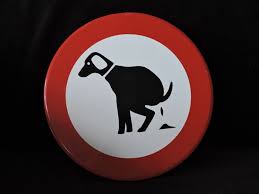 Learn how to pronounce prohibited with imago spectrum. Metal Road Sign Pooing Dog Meaning Dog Walking Catawiki