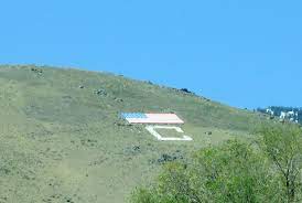 C Hill Hovers Above Carson City Nv Lake Tahoe Nevada Virginia City Carson City