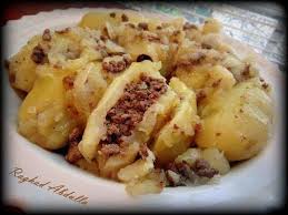 Potato Stuffed With Meat English Food Food Recipes