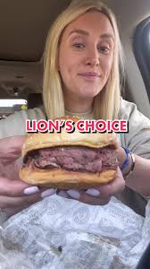 10/10 better than Arby’s roast beef sandwich. #lionschoice #fyp #foryou  #tiktokfood #roastbeef #roastbeefsandwich #arbysroastbeef