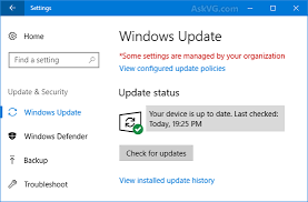Fix Windows 10 Feature Update Not Showing On Your Computer Askvg
