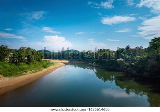 Beautiful Landscape View Pampa River Kerala Stock Photo 1625614630 | Shutterstock