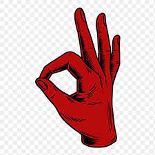 Red Okay Hand Sign Language Design Element Free Image By Rawpixel Com Tvzsu Hand Sign Language Design Element Free Illustrations